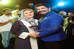 تصویری خاص از بهنام بانی ومادرش