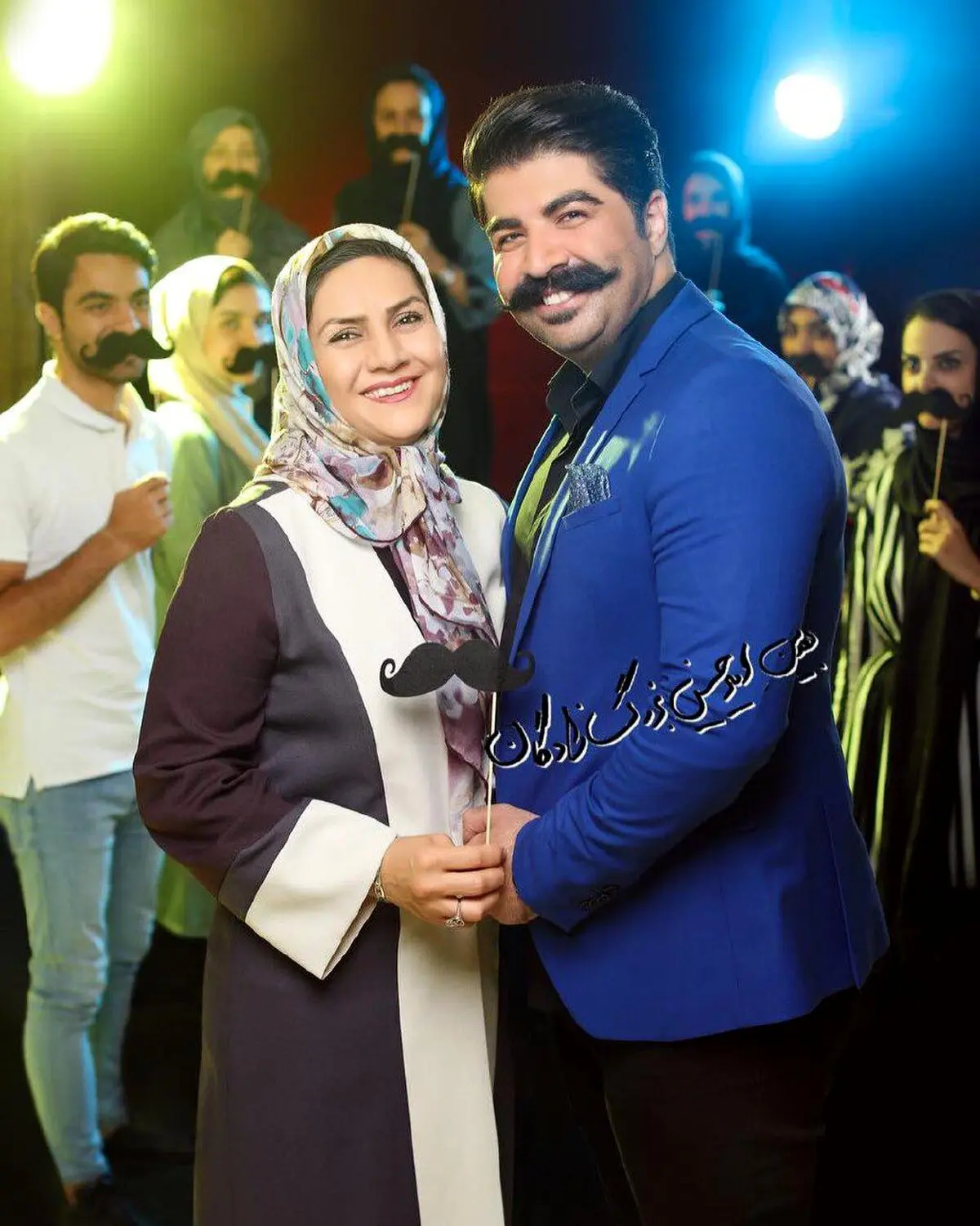 تصویری خاص از بهنام بانی ومادرش