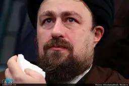 اشک‌های سیدحسن برای از دست دادن آیت‌الله هاشمی/عکس