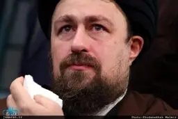 اشک‌های سیدحسن برای از دست دادن آیت‌الله هاشمی/عکس