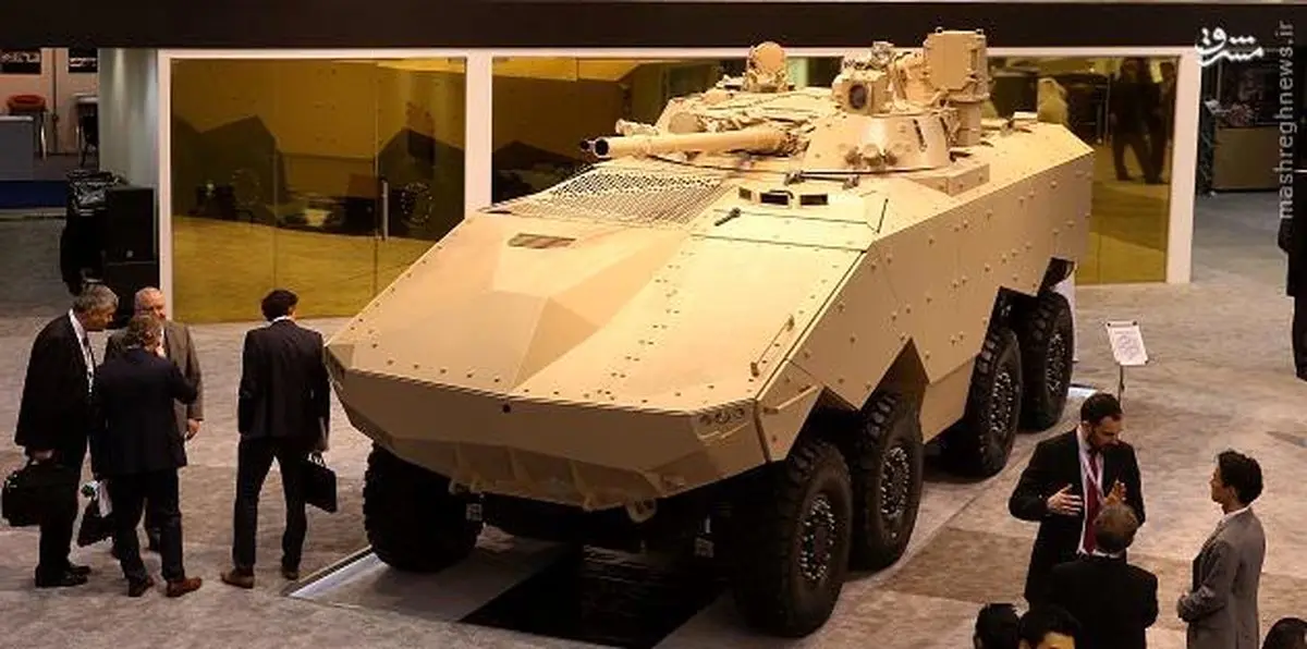 امارات از زره‎پوش خود رونمایی کرد/عکس