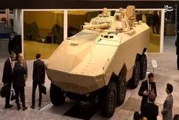 امارات از زره‎پوش خود رونمایی کرد/عکس