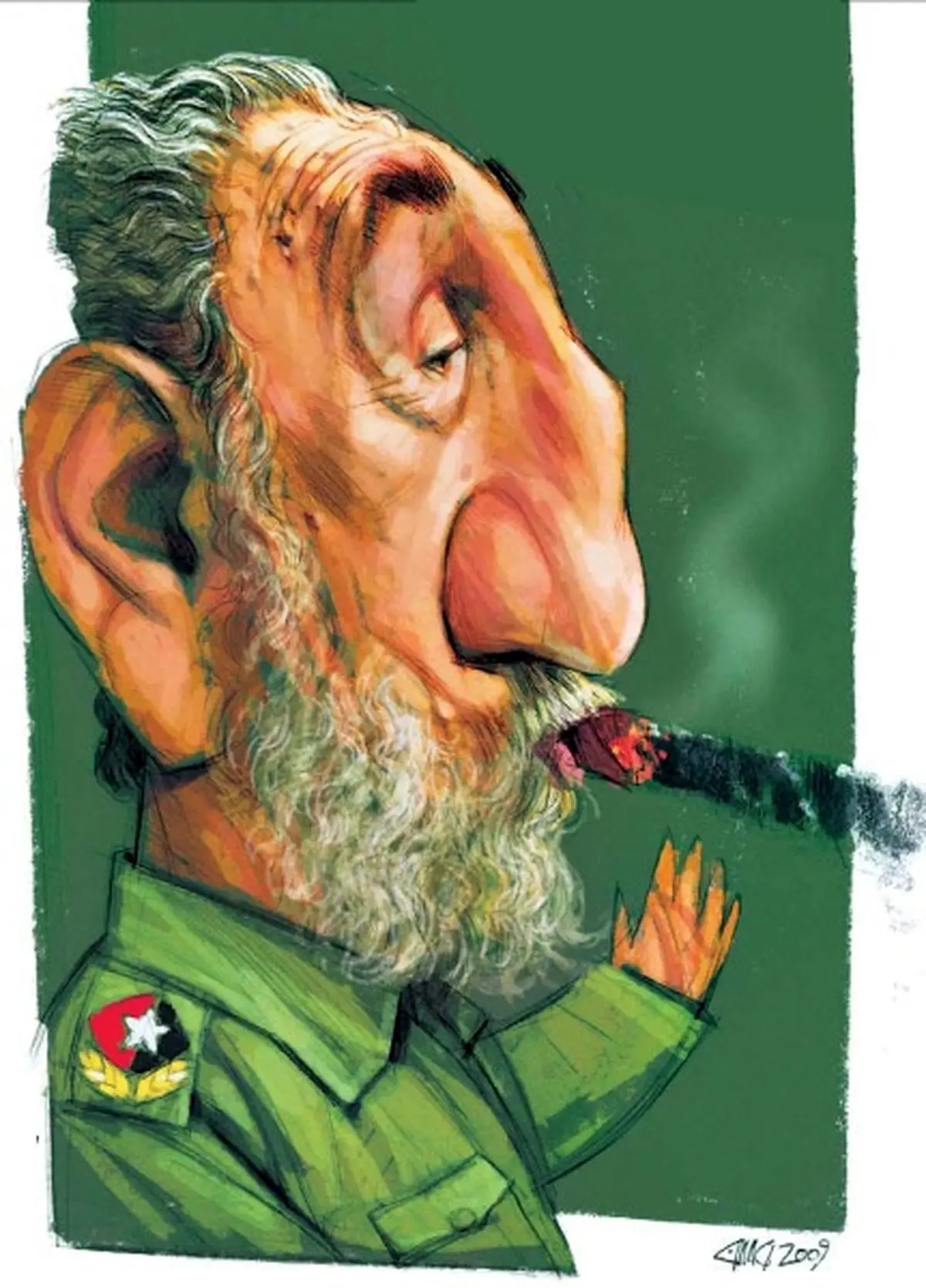 فیدل کاسترو!/کاریکاتور