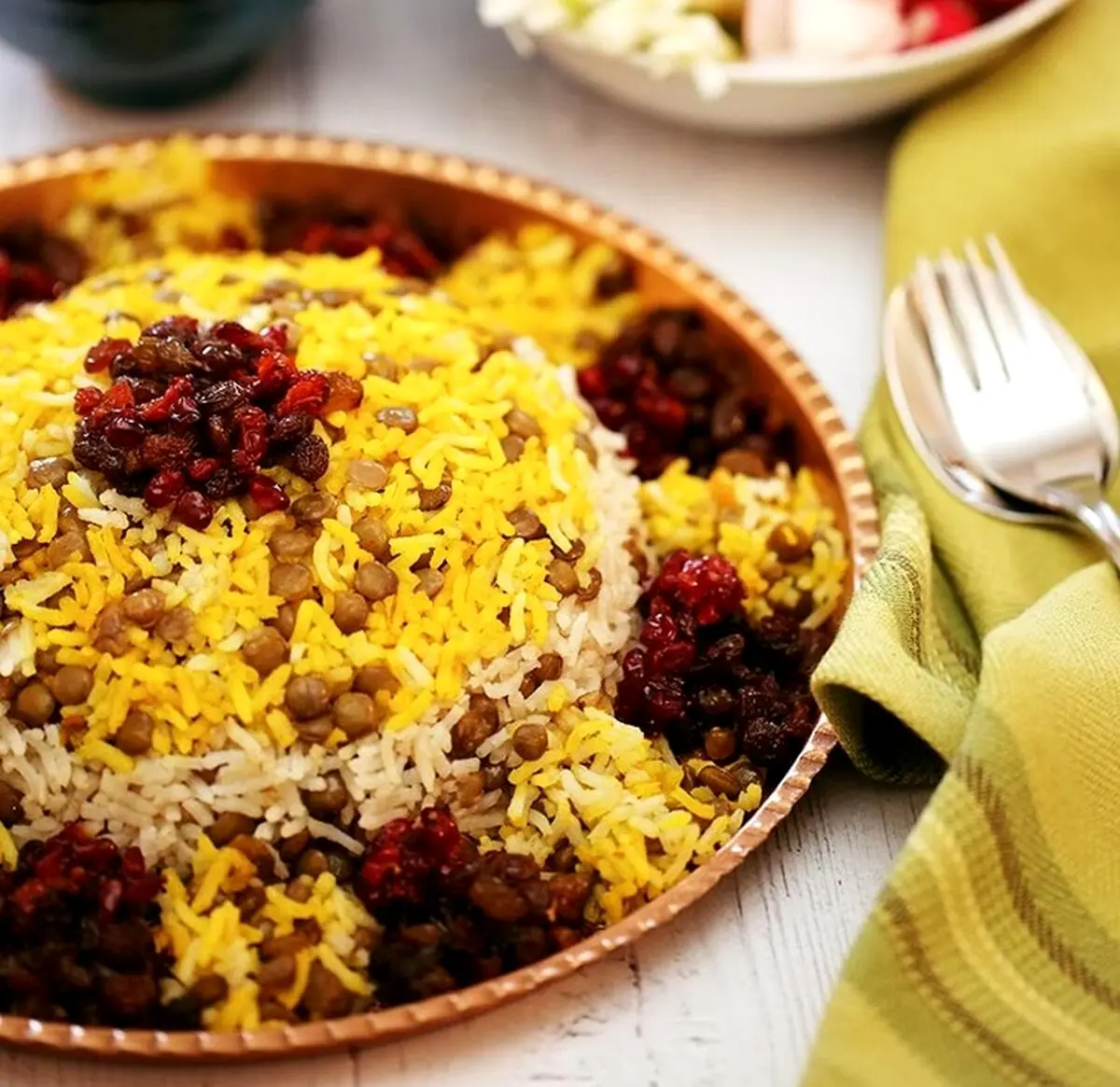 دستور پخت یک عدس‌پلوی جذاب و خوشمزه