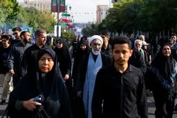 تصاویر راهپیمایی جاماندگان اربعین حسینی 