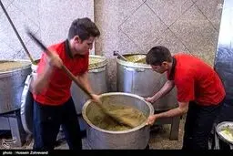 آش شله قلمکار و حلیم افطار /تصاویر