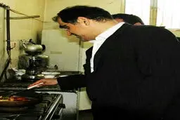 آشپزی وزیر بهداشت/عکس