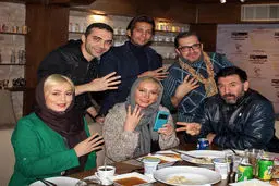 ابراز علاقه دوباره انصاریان به پرسپولیس با کری خوانی برای بازیگران زن استقلالی + عکس