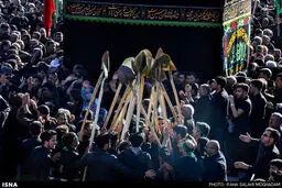 عکس/ آیین سنتی بیل زنی در روز عاشورا