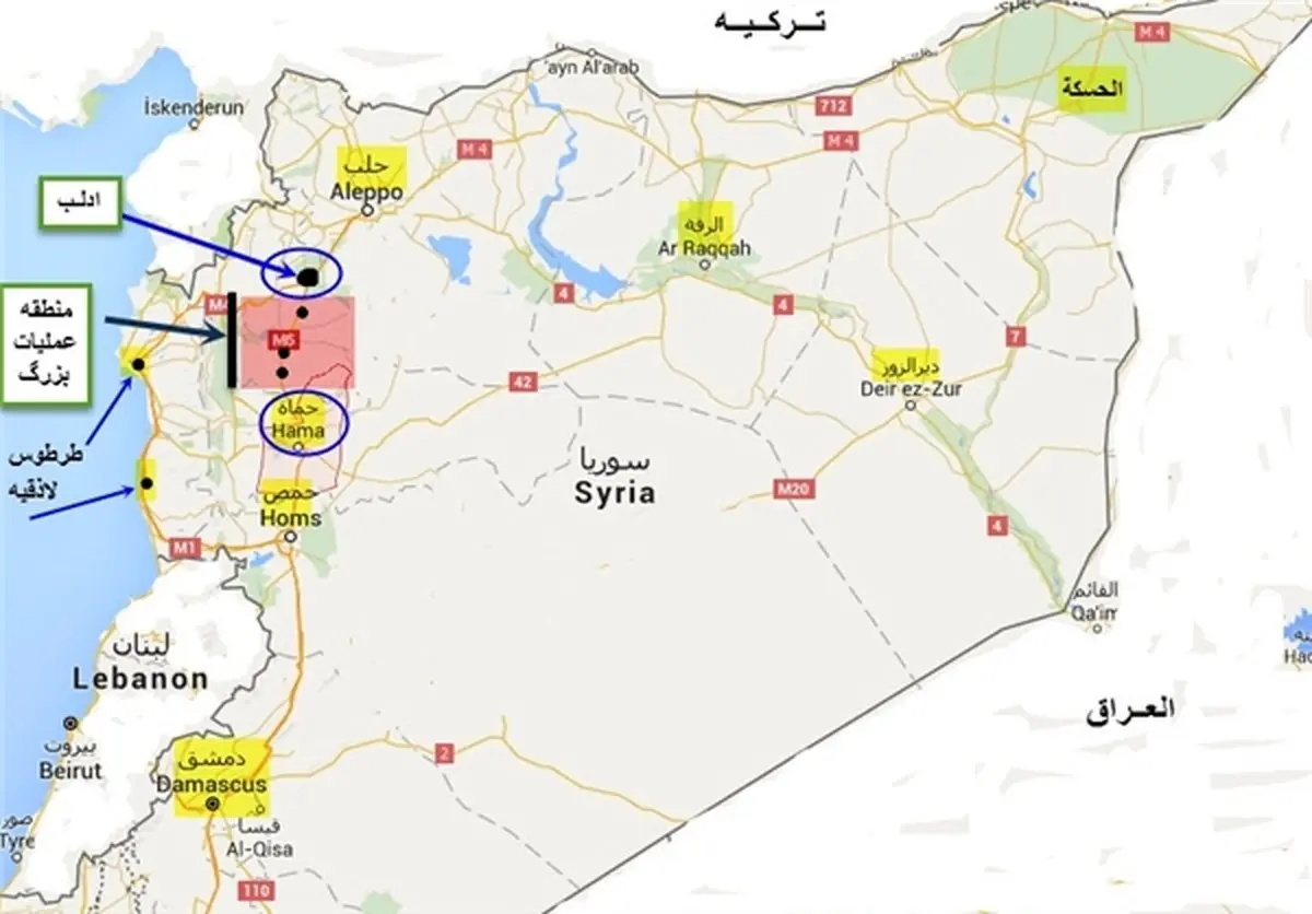 جزئیات عملیات بزرگ ارتش سوریه در غرب و پیشروی 50 کیلومتری +نقشه