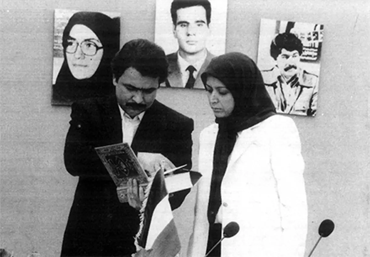 ازدواج تشکیلاتی مسعود رجوی و مریم عضدانلو + عکس