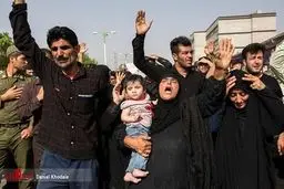 روایت تصویری از تشییع پیکر شهدای نیروی انتظامی در اهواز