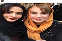 عکس مادر و دختری مارال فرجاد