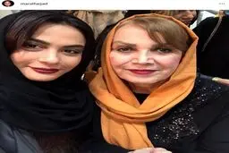 عکس مادر و دختری مارال فرجاد
