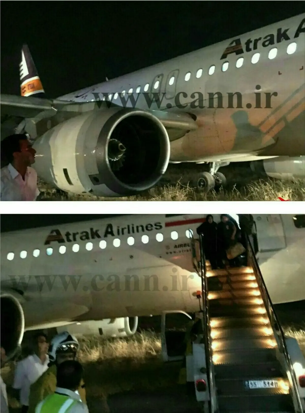 خروج هواپیما از باند فرودگاه مهرآباد/عکس