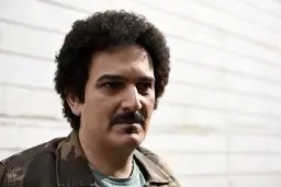 گريم بيژن بنفشه خواه در فيلم سينمايى "كاتيوشا" /عکس