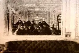 سلفی ناصرالدین شاه با همسرانش/ عکس