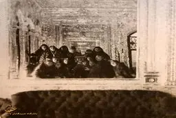 سلفی ناصرالدین شاه با همسرانش/ عکس