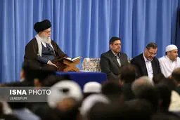دیدار شرکت‌کنندگان مسابقات بین‌المللی قرآن با مقام معظم رهبری/تصاویر