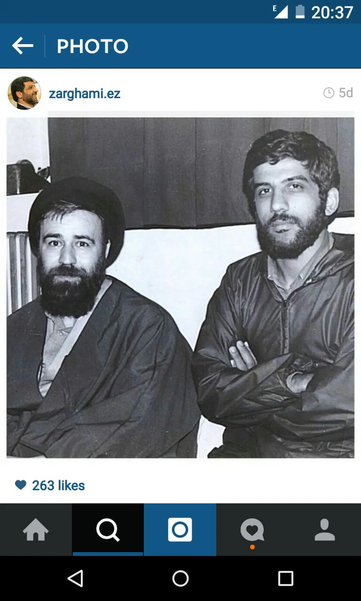 ضرغامی از نازی آباد تا جماران با موتور + عکس