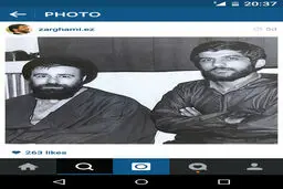 ضرغامی از نازی آباد تا جماران با موتور + عکس