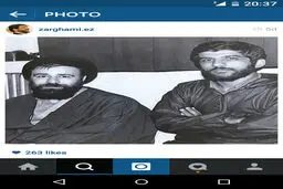 ضرغامی از نازی آباد تا جماران با موتور + عکس