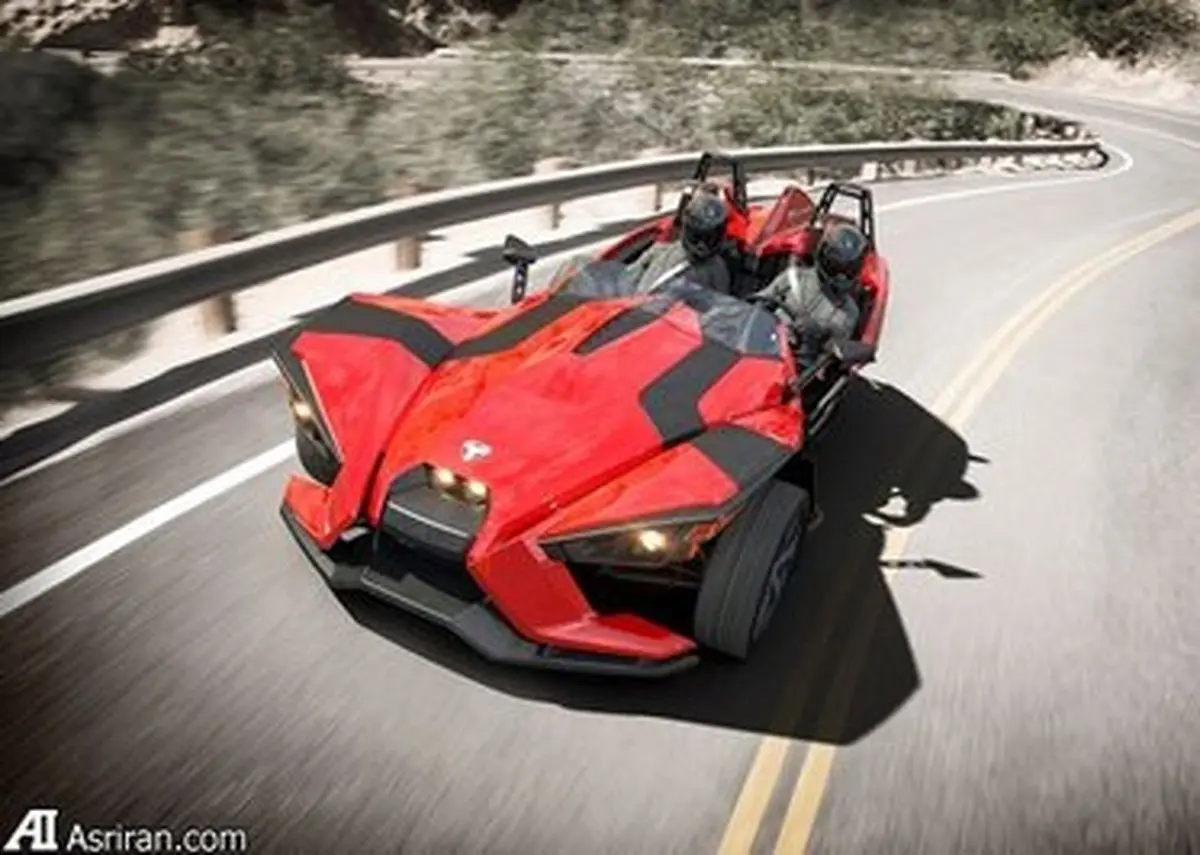 موتور سیکلت 3 چرخ عجیب و فوق لوکس/عکس