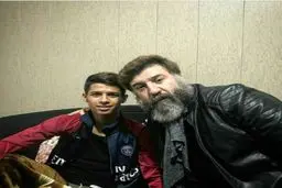 یک پرسپولیسی به عیادت قائدی رفت/عکس