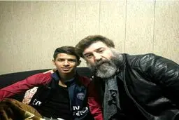 یک پرسپولیسی به عیادت قائدی رفت/عکس