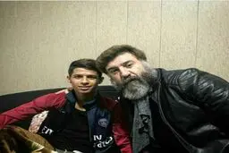 یک پرسپولیسی به عیادت قائدی رفت/عکس