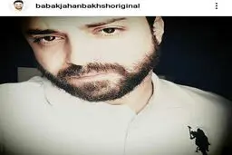 بابک جهانبخش این‌بار غمگین و تنها + عکس