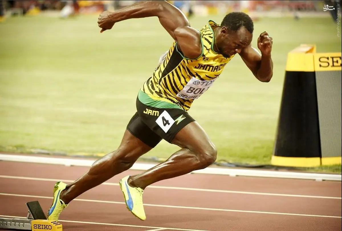 لحظه استارت سریع‌ترین مرد جهان/عکس