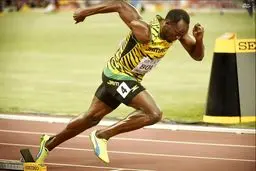 لحظه استارت سریع‌ترین مرد جهان/عکس