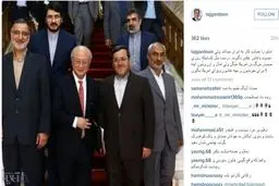 کنایه اینستاگرامی تاجگردون به منتقدان برجام که برای عکس گرفتن با آمانو سر و دست می​ شکنند