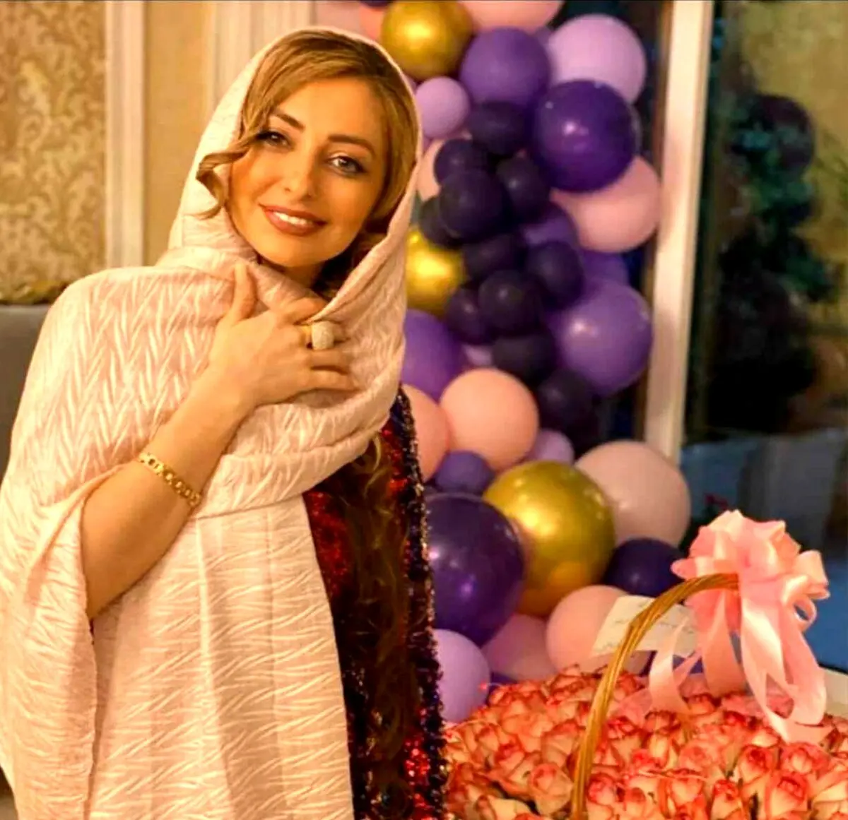 نفیسه روشن روز تولدش چی کادو گرفت؟+عکس