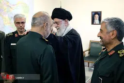 عکس / اعطای درجه سرلشکری به فرمانده کل جدید سپاه