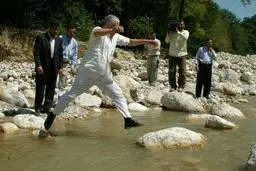 عکس دیدنی و منتشر نشده از آمادگی جسمی آیت‌الله هاشمی رفسنجانی