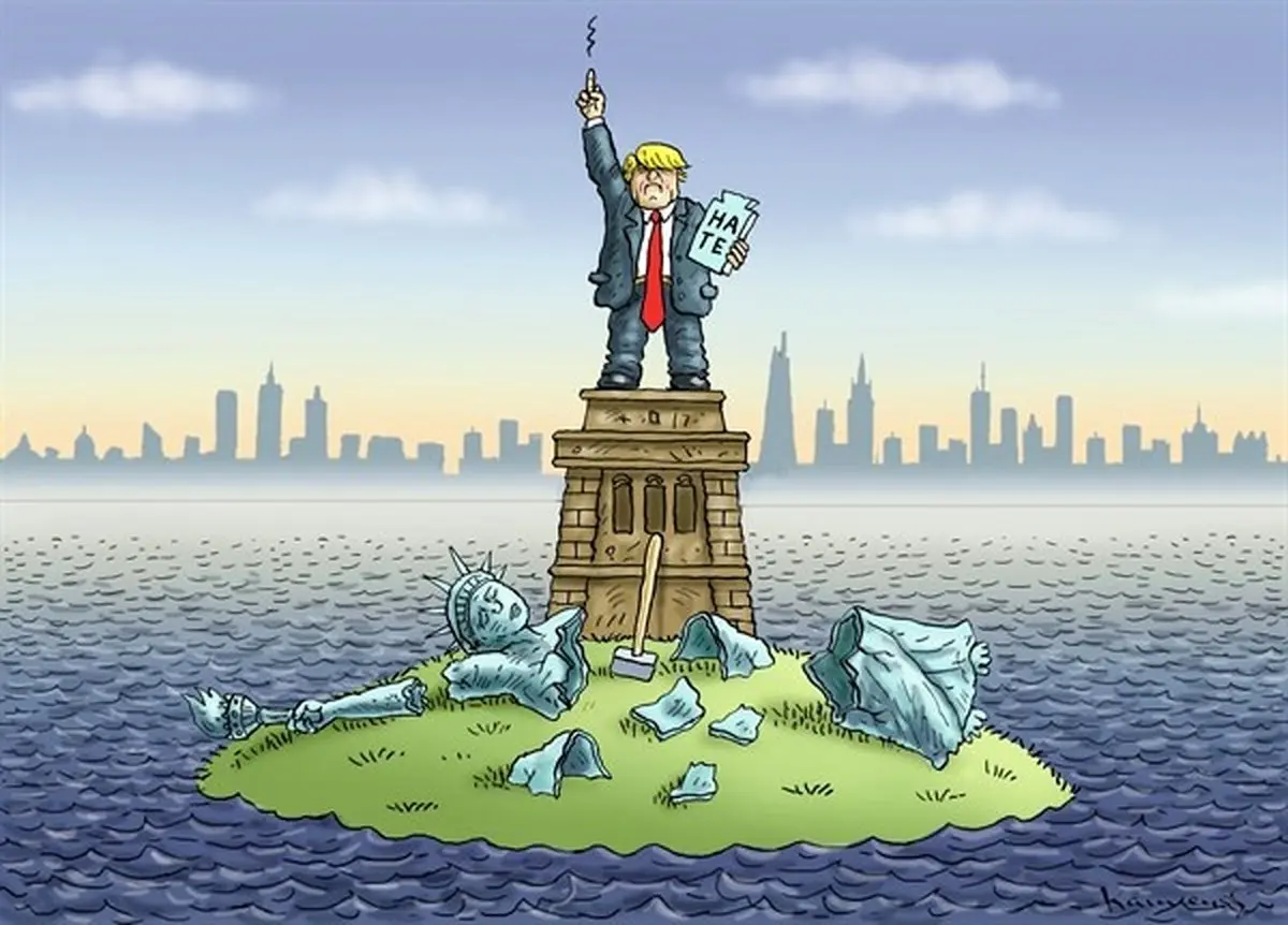 مجسمه نفرت!/ کاریکاتور