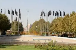 ورزشگاه آزادی حال و هوای عاشورایی گرفت/تصاویر