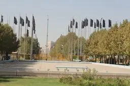 ورزشگاه آزادی حال و هوای عاشورایی گرفت/تصاویر