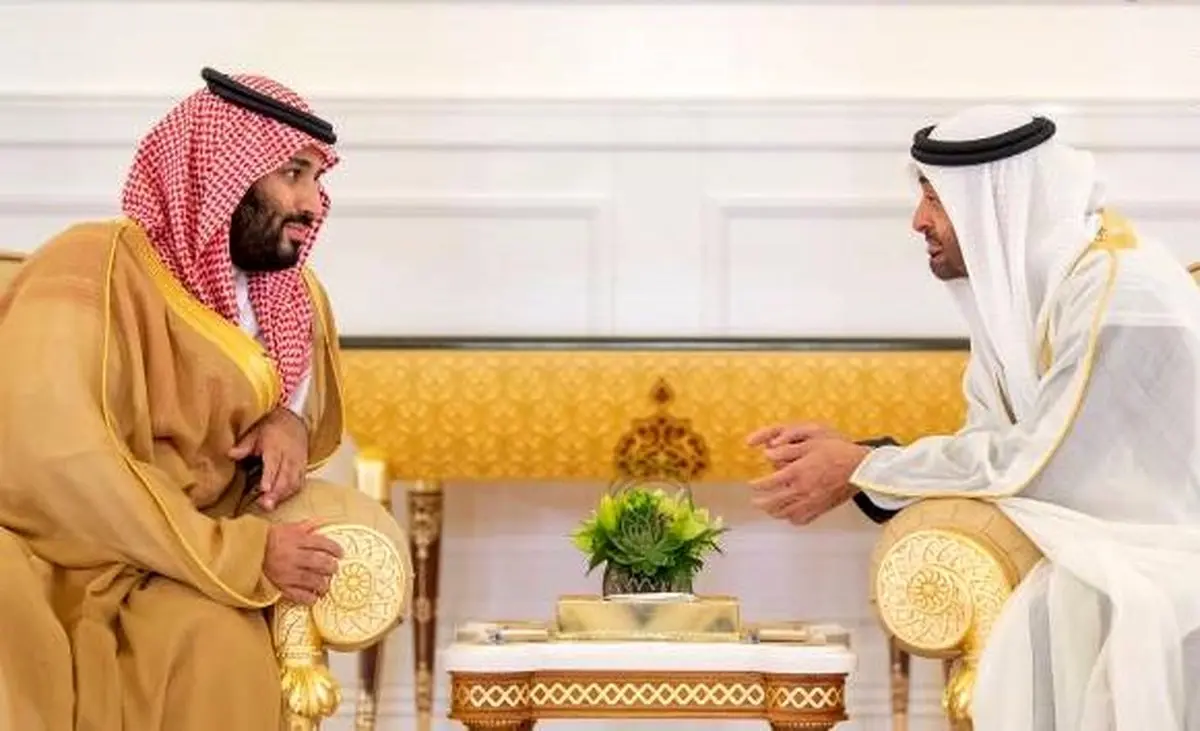 دیدار بن سلمان با ولیعهد ابوظبی / تصاویر