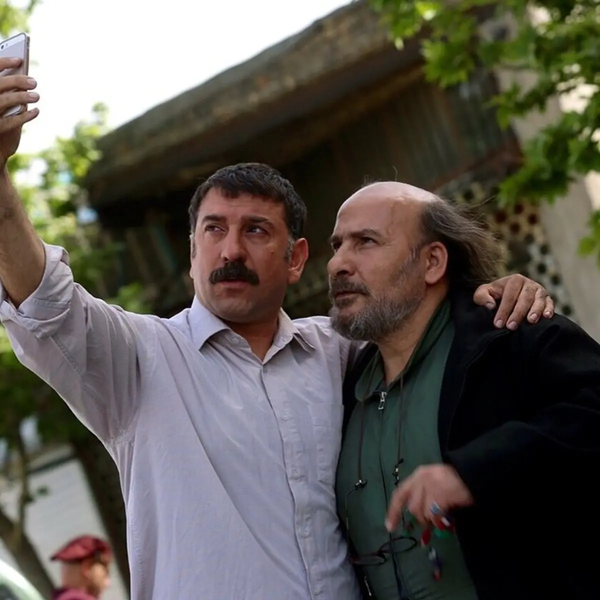 عکس / سلفی بازیکن سابق پرسپولیس با بازیگر مشهور