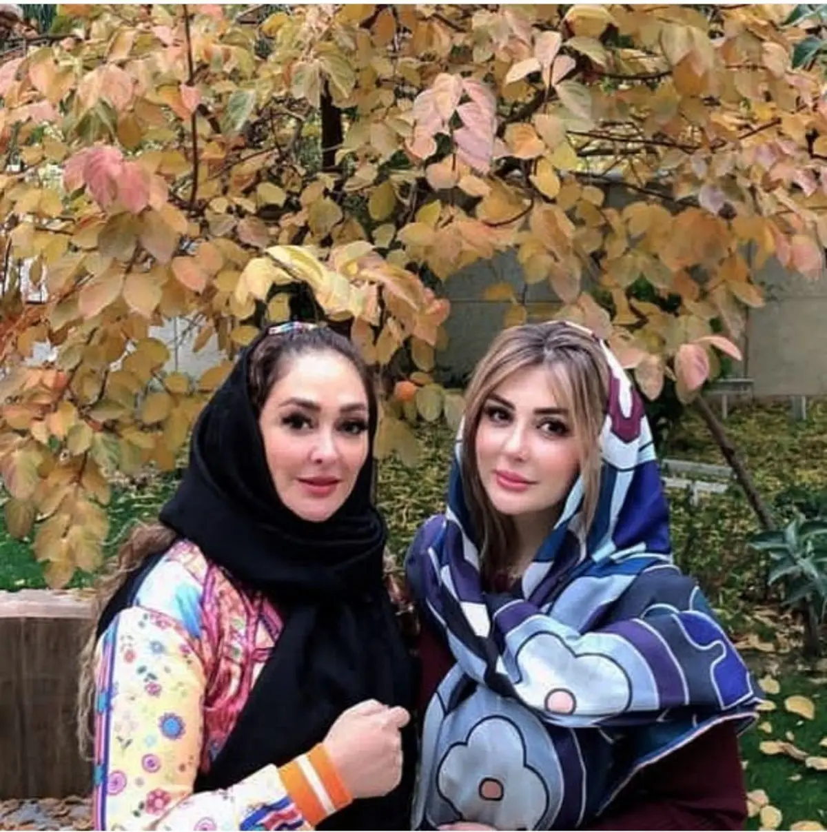 عکس جذاب و دیده نشده الهام حمیدی و نیوشا ضیغمی