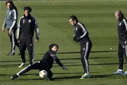 تمرینات رونالدو و یاران برای شکست رکورد بارسلونا+عکس