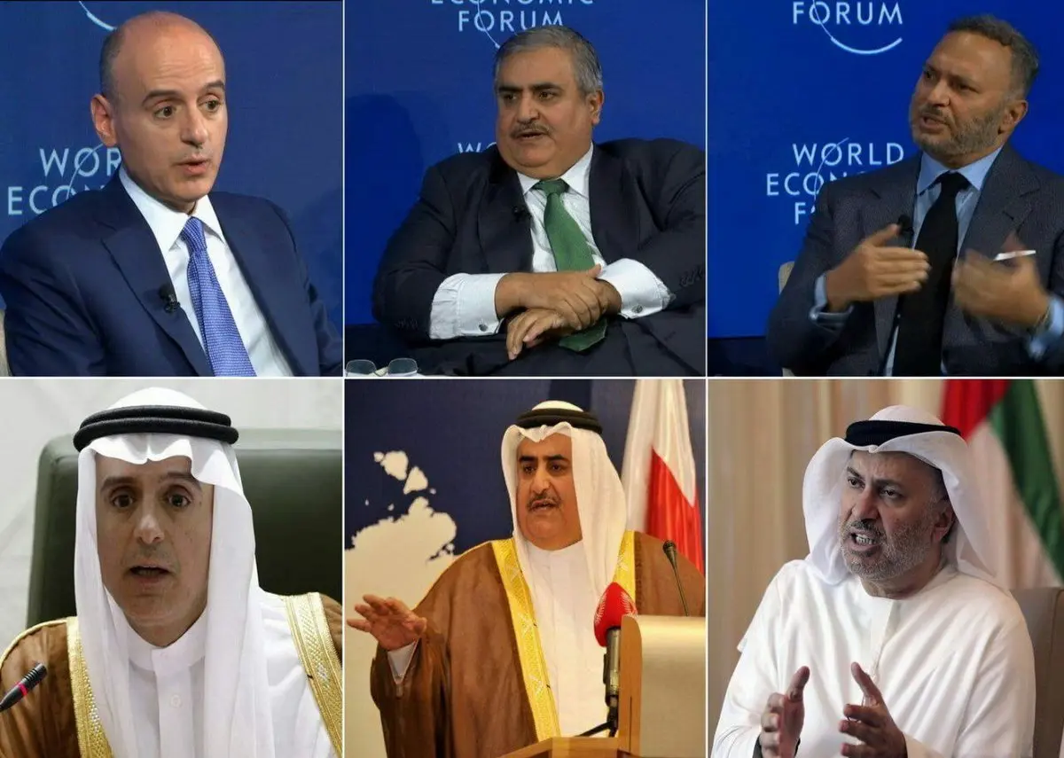 تغییر لباس ۳ وزیر خارجه عربی در اجلاس مجمع جهانی اقتصاد + عکس