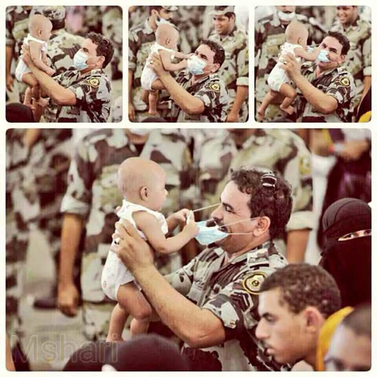 ماموران سعودی مهربان شدند!/تصاویر