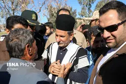 پوشش جالب معاون روحانی در سفر به خوزستان/تصاویر