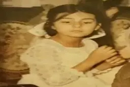عکس جالب از کودکی هنگامه قاضیانی