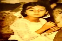 عکس جالب از کودکی هنگامه قاضیانی