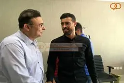 آرش افشین در تست پزشکی باشگاه استقلال/ عکس